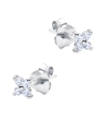 Shining CZ Crystal Silver Stud Earring STS-6158